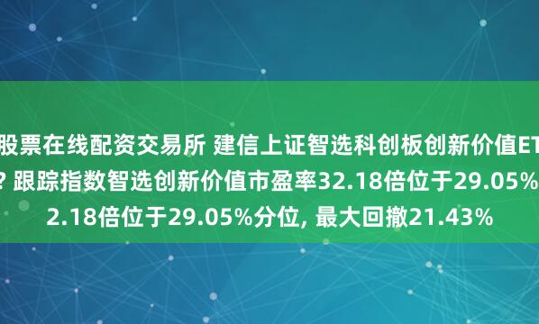 股票在线配资交易所 建信上证智选科创板创新价值ETF联接发行值得买吗? 跟踪指数智选创新价值市盈率32.18倍位于29.05%分位, 最大回撤21.43%